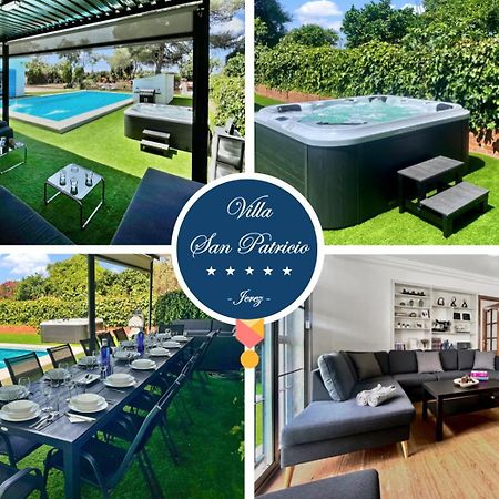 Villa San Patricio I Piscina Privada I Jacuzzi Spa I Bbq I Ps5 I Aire Acon I 3000M2 I 5Min-Centro Jerez de la Frontera Exteriér fotografie
