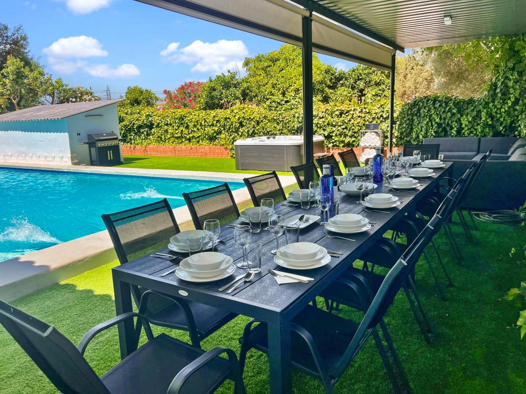 Villa San Patricio I Piscina Privada I Jacuzzi Spa I Bbq I Ps5 I Aire Acon I 3000M2 I 5Min-Centro Jerez de la Frontera Exteriér fotografie