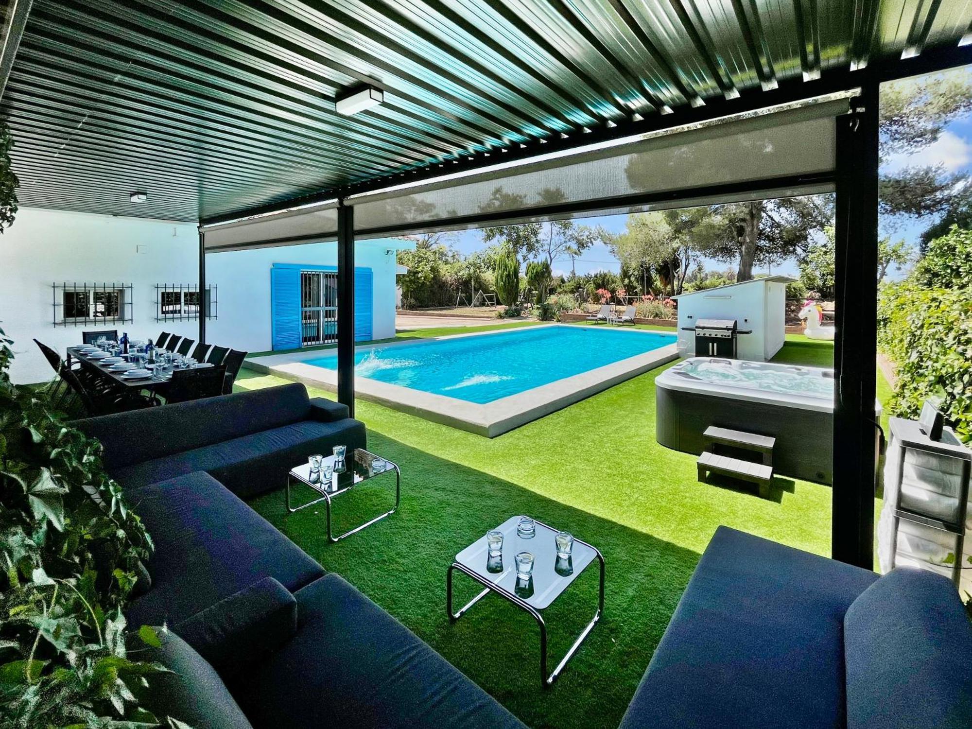 Villa San Patricio I Piscina Privada I Jacuzzi Spa I Bbq I Ps5 I Aire Acon I 3000M2 I 5Min-Centro Jerez de la Frontera Exteriér fotografie